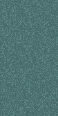 Fensterrollo in grüner Palmenblatt-Optik