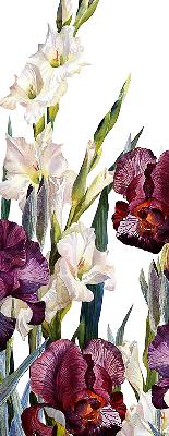 Fensterrollo innen kleine Blümchen