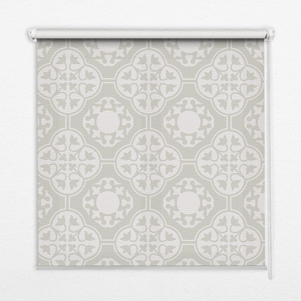 Fensterrollo mit marokkanischen Fliesenmotiv