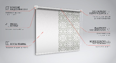 Fensterrollo in portugiesischen Fliesen