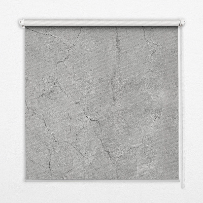 Fensterrollo innen in grauer Marmoroptik