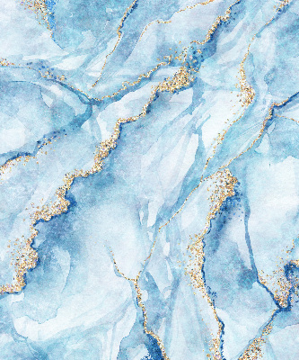 Fensterrollo in der Farbe blauem Marmor