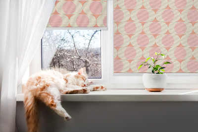 Rollo Fenster mit abstrakten Augen