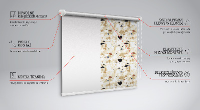 Fensterrollo in hellem Granit