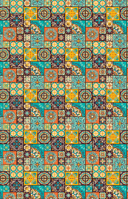 Rollo Fenster buntes Mandala