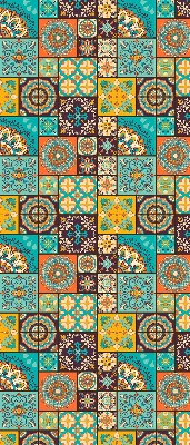 Rollo Fenster buntes Mandala