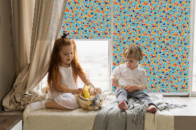 Fensterrollo innen in der Ausführung Formen