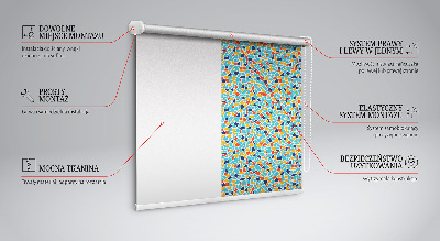 Fensterrollo innen in der Ausführung Formen