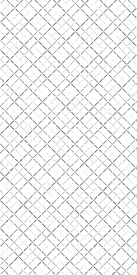 Fensterrollo mit Rautenmotiv