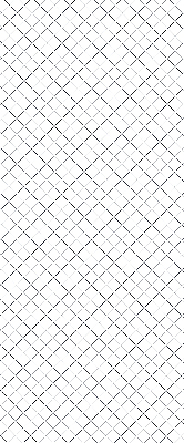 Fensterrollo mit Rautenmotiv