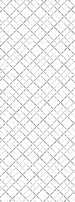 Fensterrollo mit Rautenmotiv
