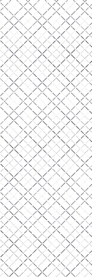 Fensterrollo mit Rautenmotiv
