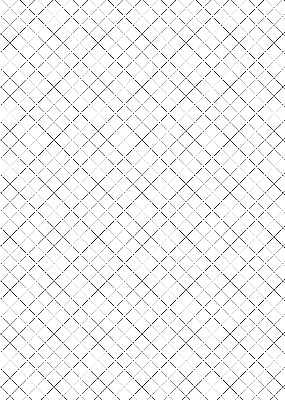 Fensterrollo mit Rautenmotiv