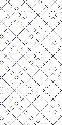 Fensterrollo mit Rautenmotiv