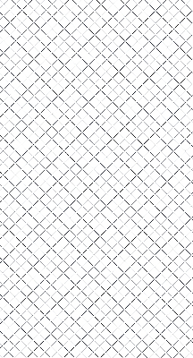 Fensterrollo mit Rautenmotiv