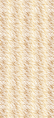 Fensterrollo innen in goldener Blätteroptik