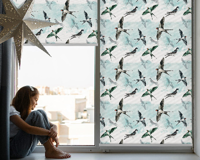 Schwalben Rollo für Fenster