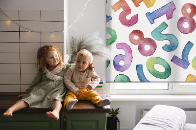 Rollo Fenster in bunten Farben