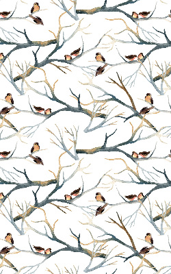 Rollo Fenster mit Vogelmotiv auf einem Baum