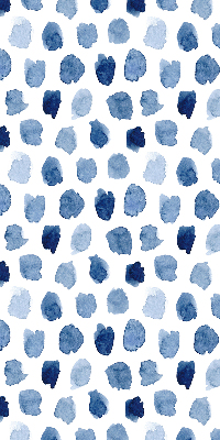 Rollofenster in blauer Farbe