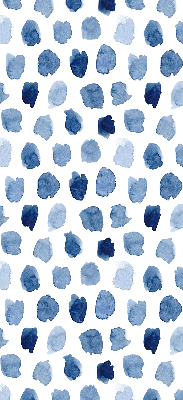 Rollofenster in blauer Farbe