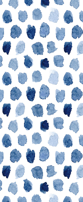 Rollofenster in blauer Farbe