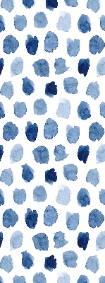 Rollofenster in blauer Farbe