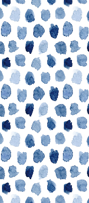 Rollofenster in blauer Farbe