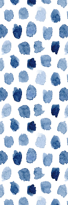 Rollofenster in blauer Farbe