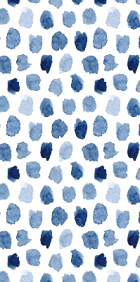 Rollofenster in blauer Farbe
