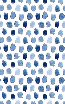 Rollofenster in blauer Farbe