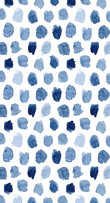 Rollofenster in blauer Farbe