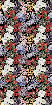 Fensterrollo innen in Bunte Blumen