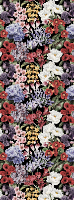Fensterrollo innen in Bunte Blumen
