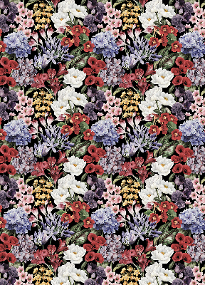 Fensterrollo innen in Bunte Blumen