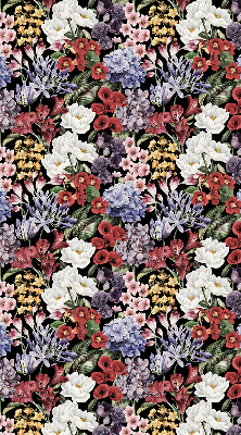 Fensterrollo innen in Bunte Blumen