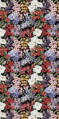 Fensterrollo innen in Bunte Blumen
