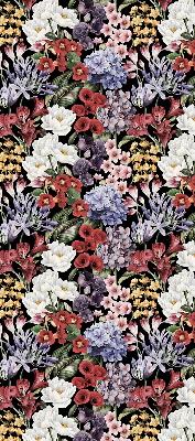 Fensterrollo innen in Bunte Blumen