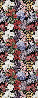 Fensterrollo innen in Bunte Blumen