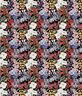 Fensterrollo innen in Bunte Blumen