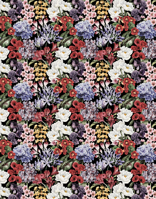 Fensterrollo innen in Bunte Blumen