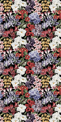 Fensterrollo innen in Bunte Blumen