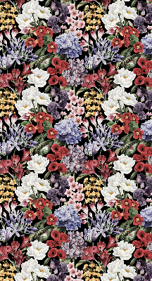 Fensterrollo innen in Bunte Blumen