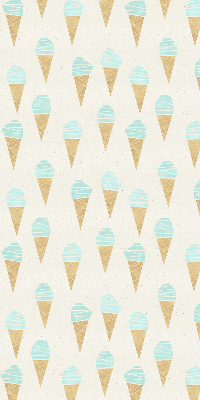 Rollo Fenster in Form von Eiscreme in einer Waffel