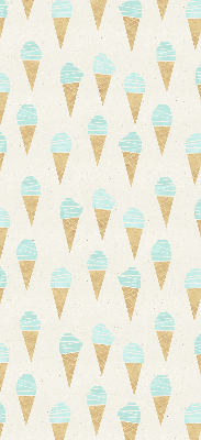 Rollo Fenster in Form von Eiscreme in einer Waffel
