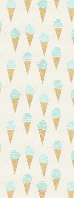 Rollo Fenster in Form von Eiscreme in einer Waffel