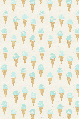 Rollo Fenster in Form von Eiscreme in einer Waffel