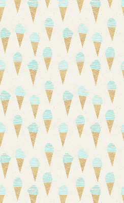 Rollo Fenster in Form von Eiscreme in einer Waffel