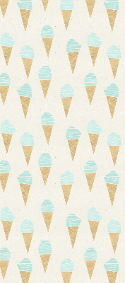 Rollo Fenster in Form von Eiscreme in einer Waffel