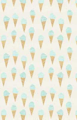 Rollo Fenster in Form von Eiscreme in einer Waffel